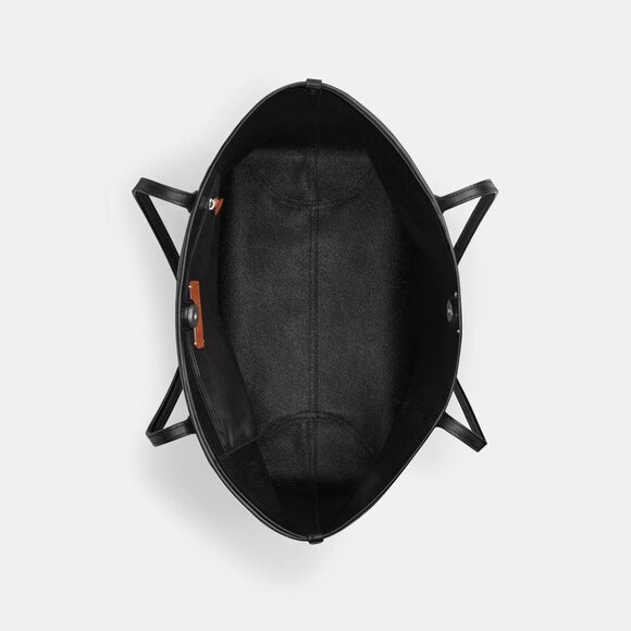 🎁Coach City Tote Bag In Signature Canvas With Bow Print - Picture 3 of 8